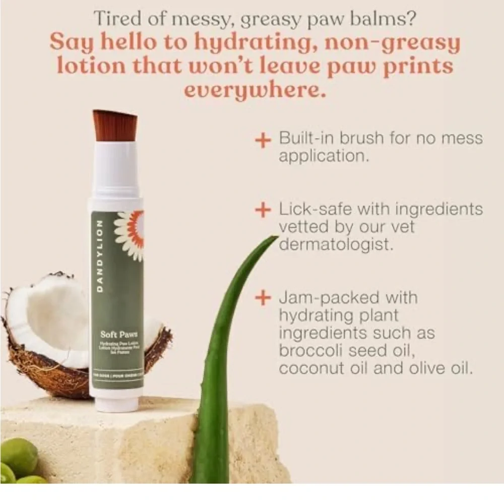 Soft Paws Hydrating Paw Lotion - Green
